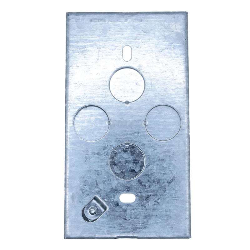 درافل صندوق توصيل كهربائي معدني مجلفن عميق من دورافيل (13 × 7 × 3.5 سم) - Image 2